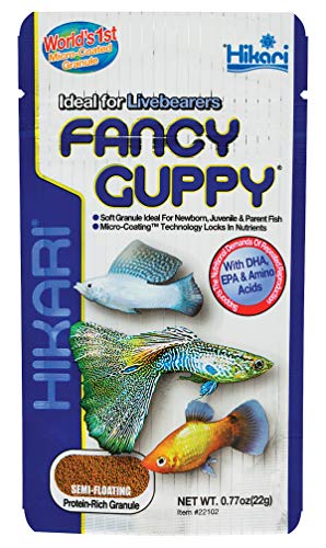 Hikari Tropical Fancy Guppy Fish Food, 0,77 унції (22 г)